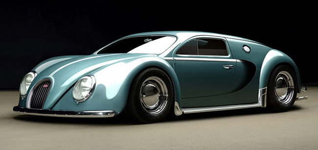 Photoshop: Bugatti Veyron door RC82 Workchop